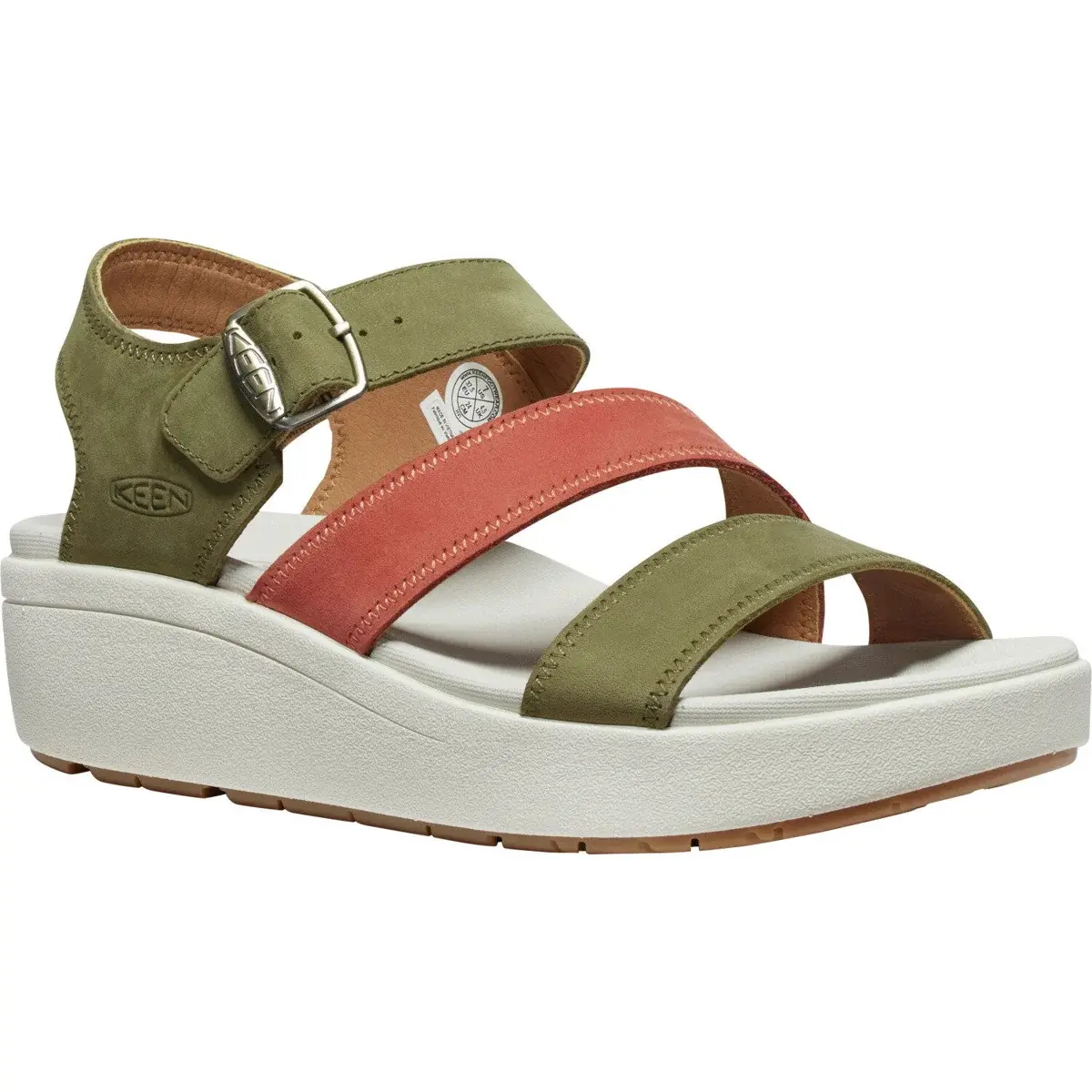 KEEN Damensandalen KEEN Ellecity Backstrap Women martini olive/baked clay