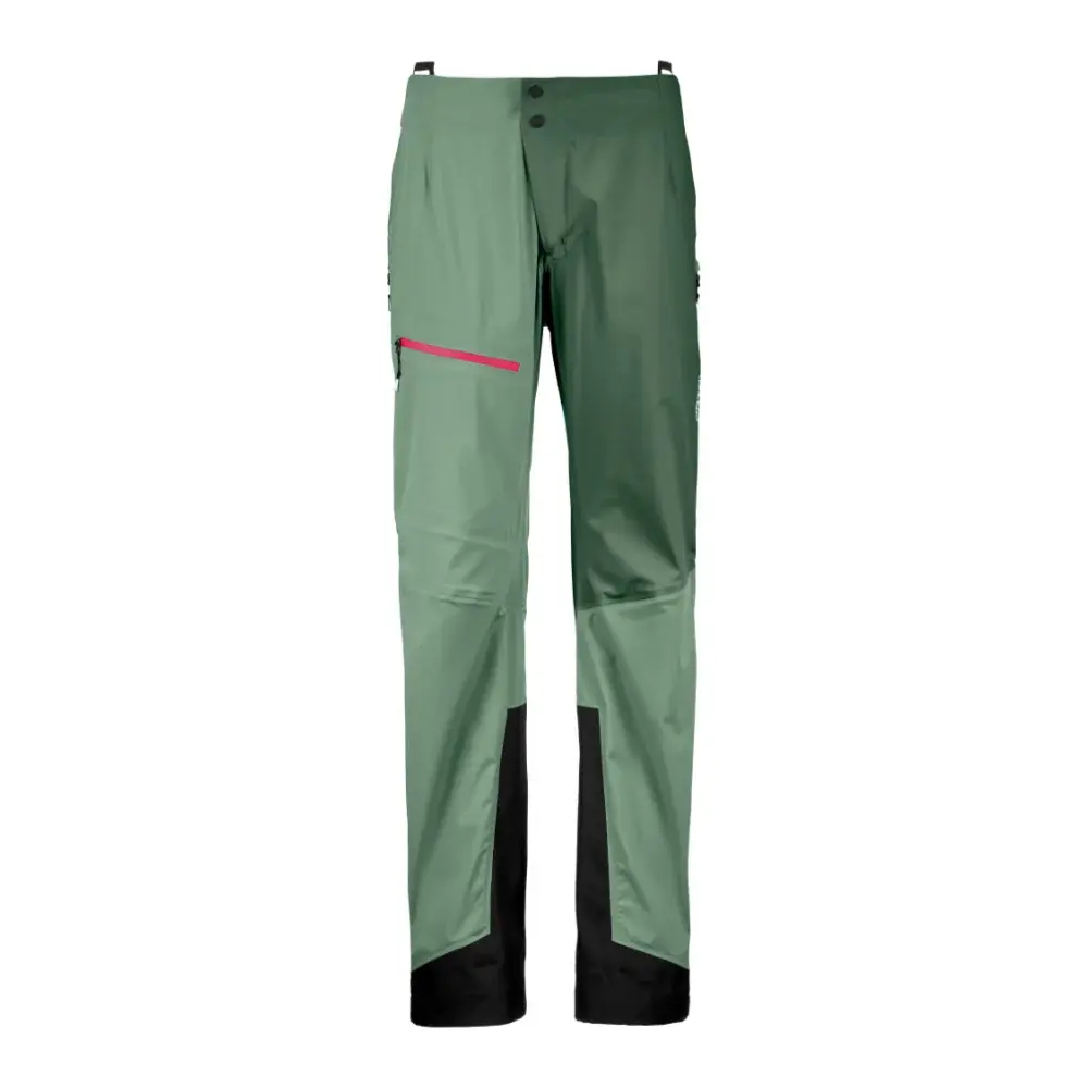 Damen-Skitourenhose Ortovox W's Ortler pants Pacific green