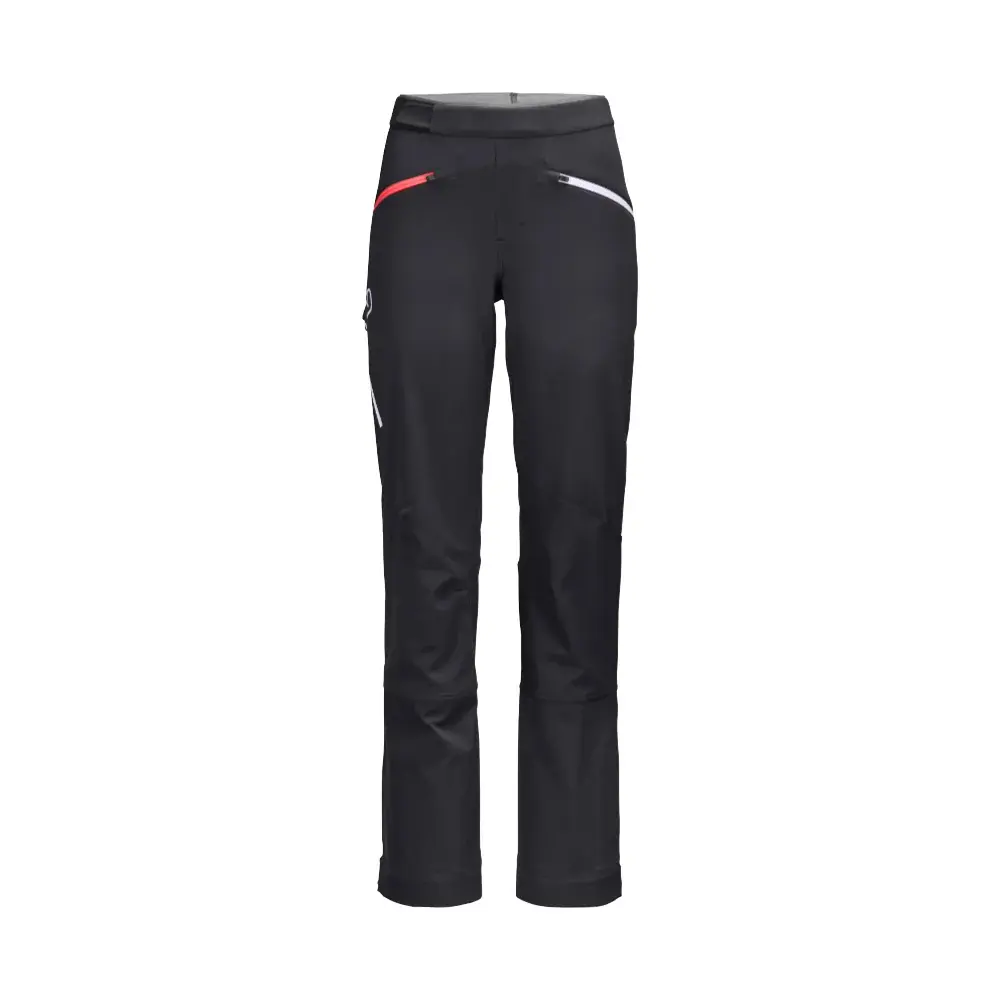 Damen-Softshell-Skitourenhose Ortovox W's Col Becchei Pants Black raven