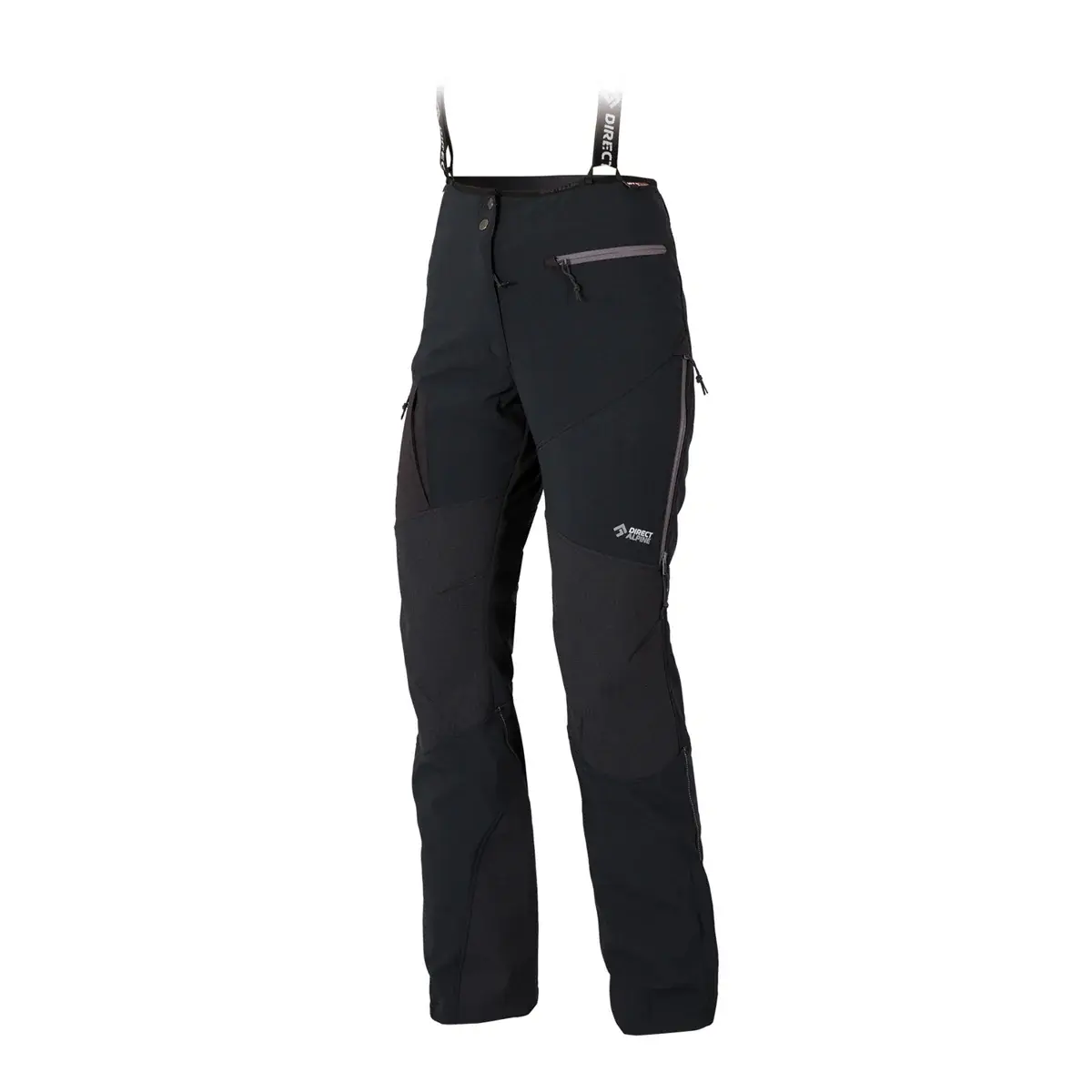 Damen-Softshellhose Direct Alpine Coouloir Plus Lady 2.0 black