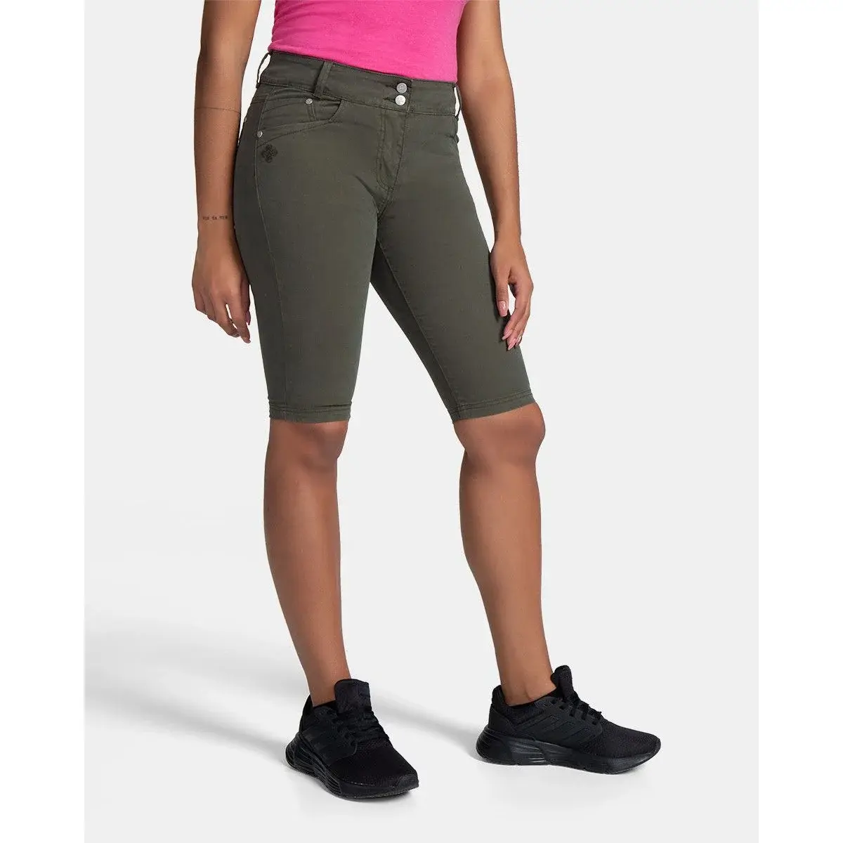 Damen-Jeansshorts Kilpi Pariva-W dunkelgrün