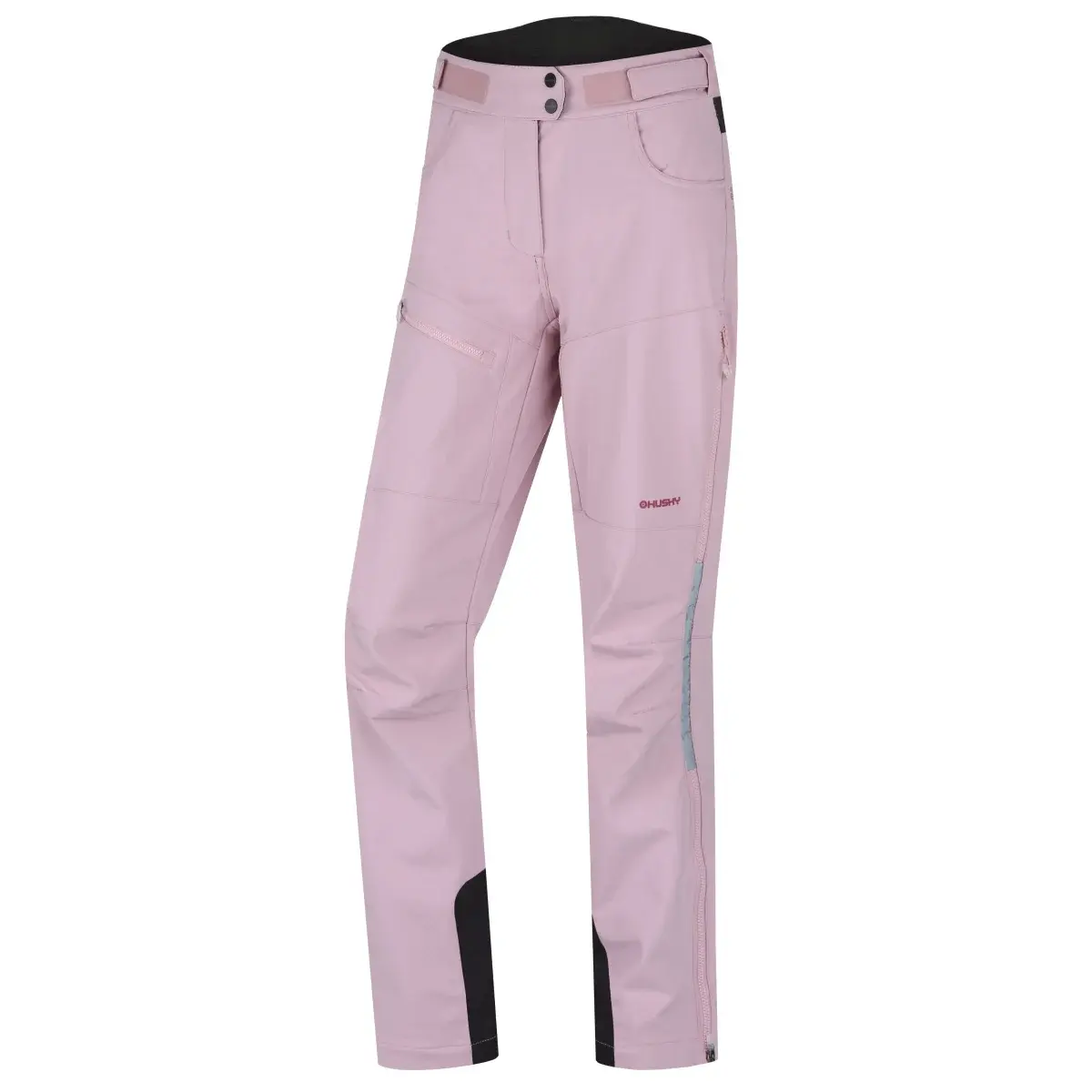 Dámské teplé softshellové kalhoty Husky Keson L faded pink