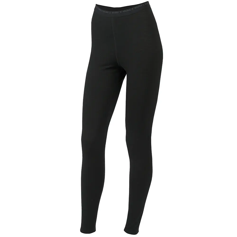 Aclima Damen-Thermounterhose Aclima LightWool Longs Woman jet black