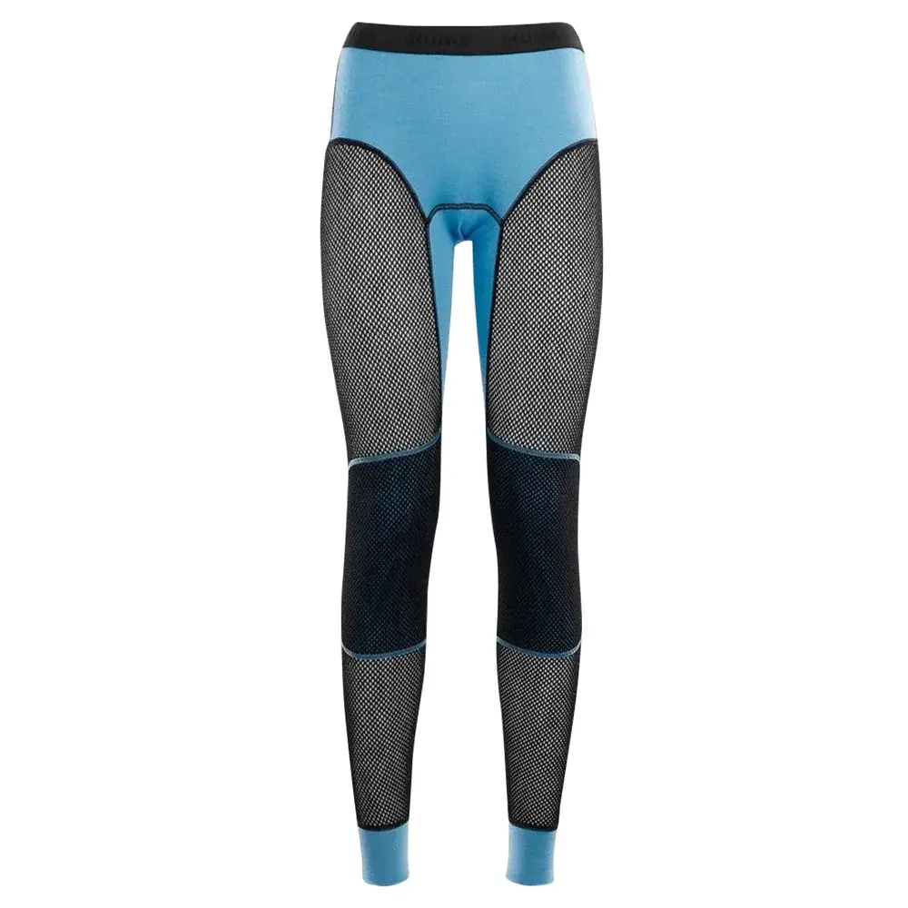 Aclima Damen-Thermounterhose Aclima WoolNet Longs azure blue / jet black