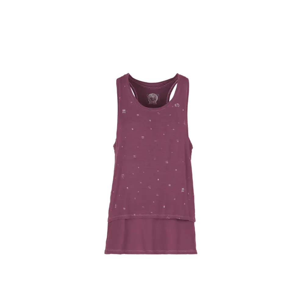 E9 Damen-Tanktop E9 W's Double 2.1 magenta