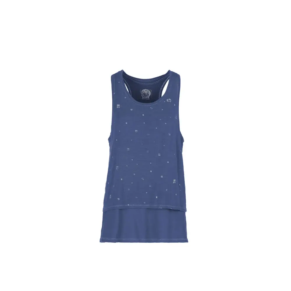E9 Damen-Tanktop E9 W's Double 2.1 royal blue