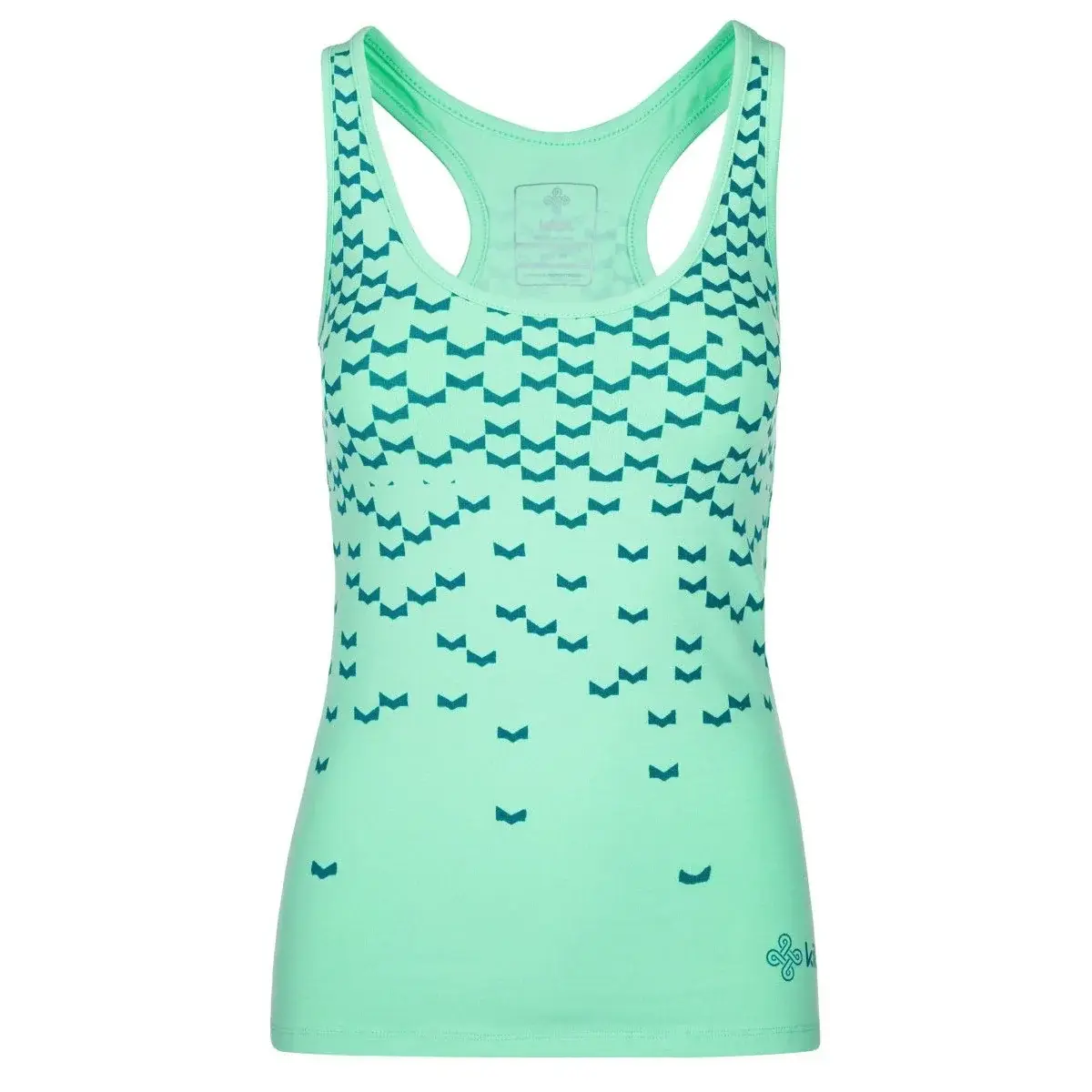 Damen-Baumwoll-Tanktop Kilpi LEAVES-W türkis