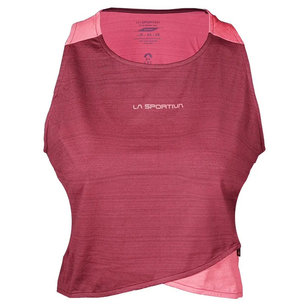 Damen-Tanktop La Sportiva Sunfire Tank redwood/rosebay