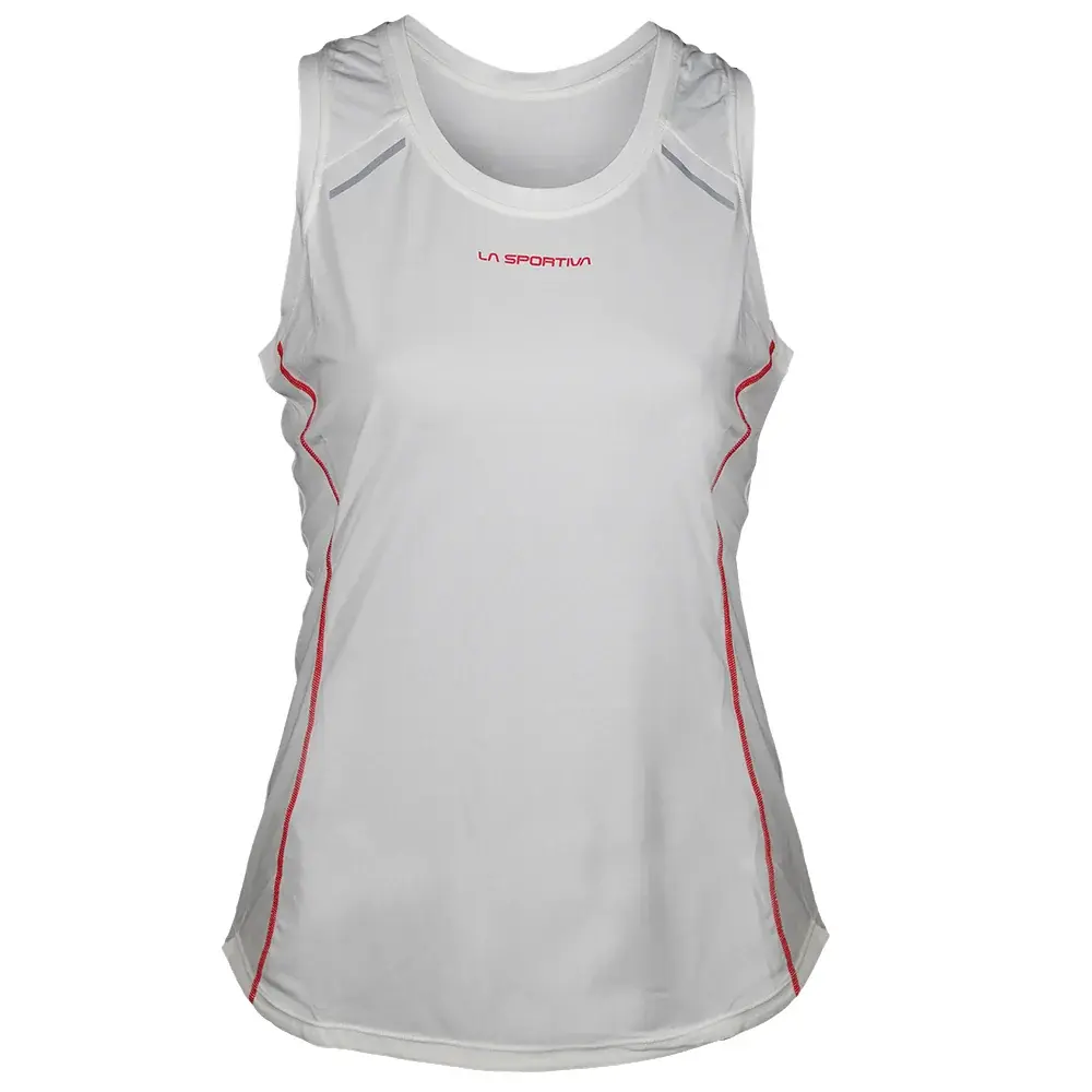 Damen-Tanktop La Sportiva TRACER TANK Women chalk/hibiscus