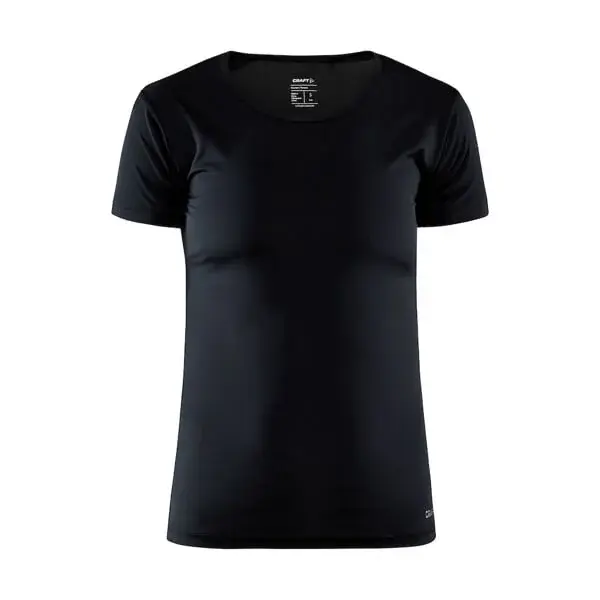 Craft Damen atmungsaktives Kurzarmshirt Craft Core Dry schwarz