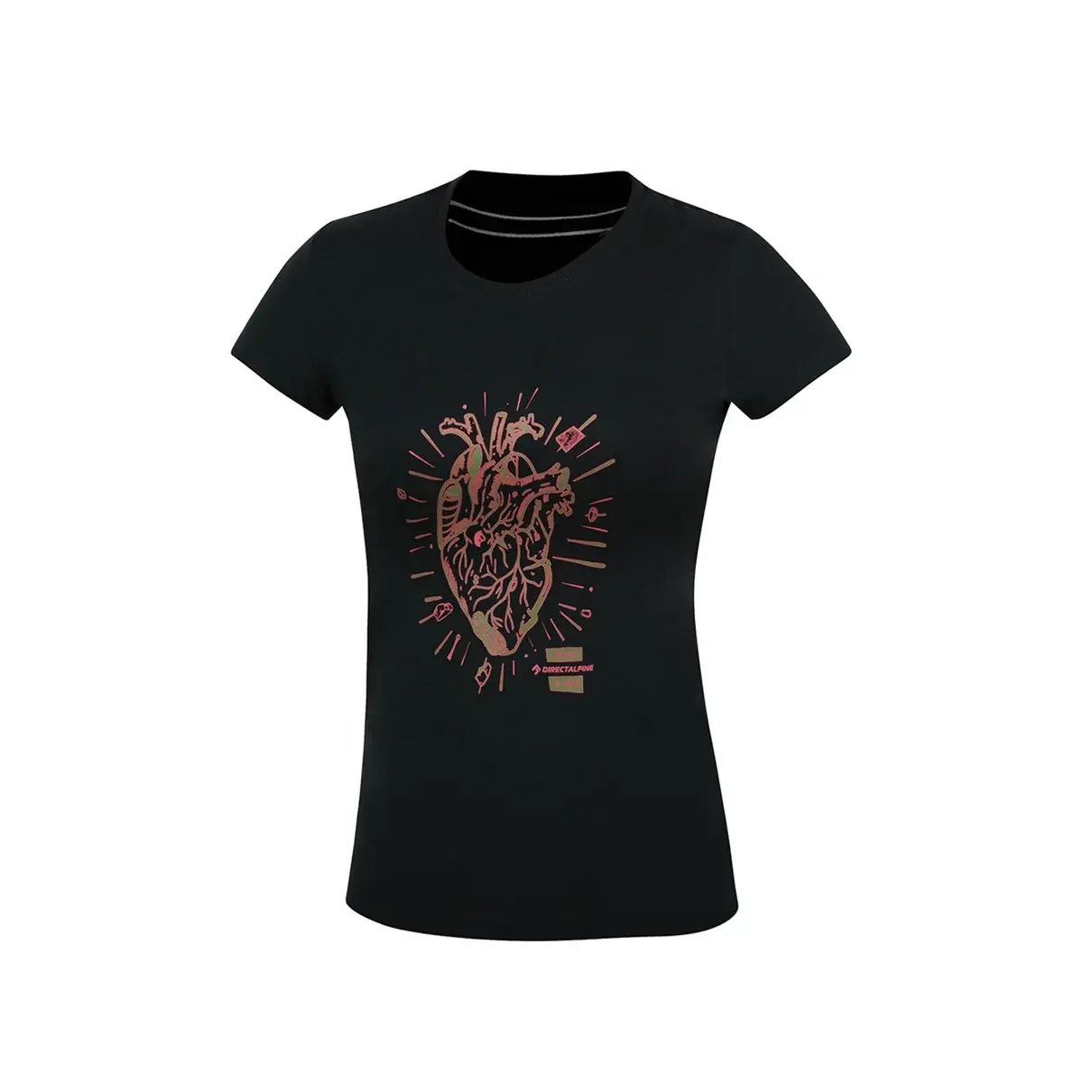 Damen-T-Shirt mit Print Direct Alpine SONORA LADY 1.0 anthracite (heart)