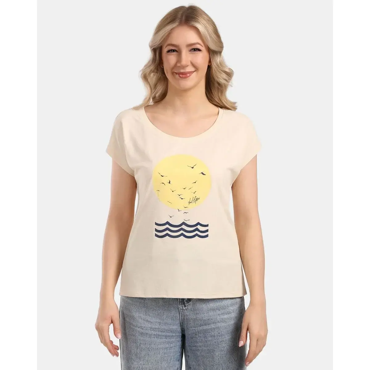 Damen-T-Shirt Kilpi ARONY-W beige