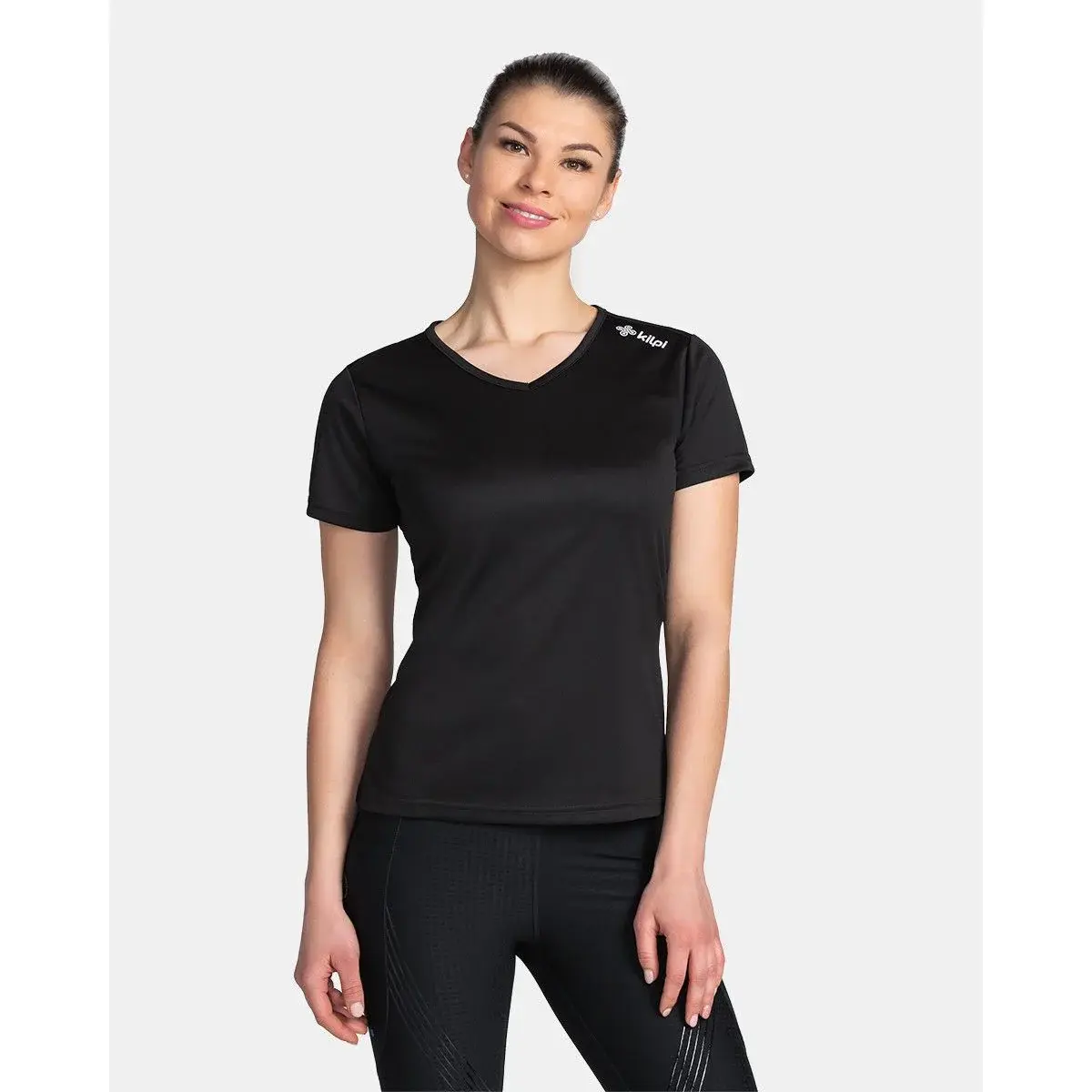 Damen-T-Shirt Kilpi Dima-W schwarz