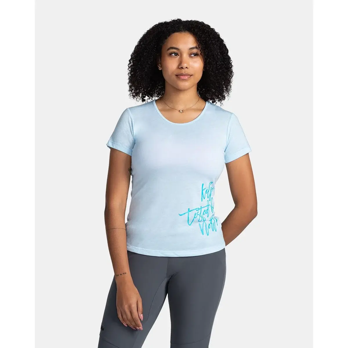 Damen-T-Shirt Kilpi Garove-W hellblau