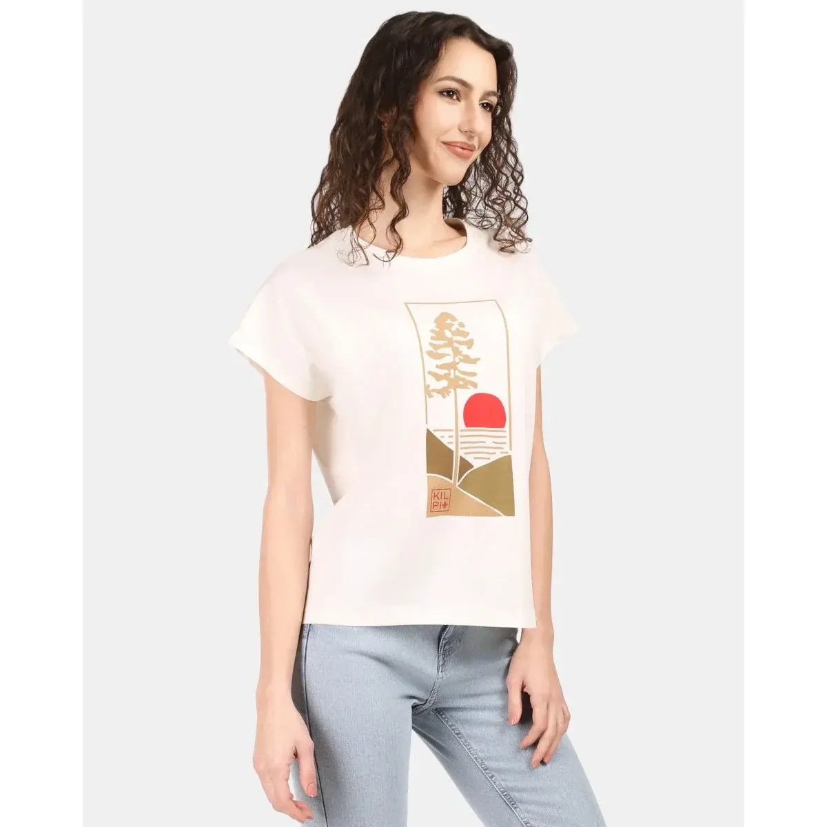 Damen-T-Shirt Kilpi JERSIE-W weiß