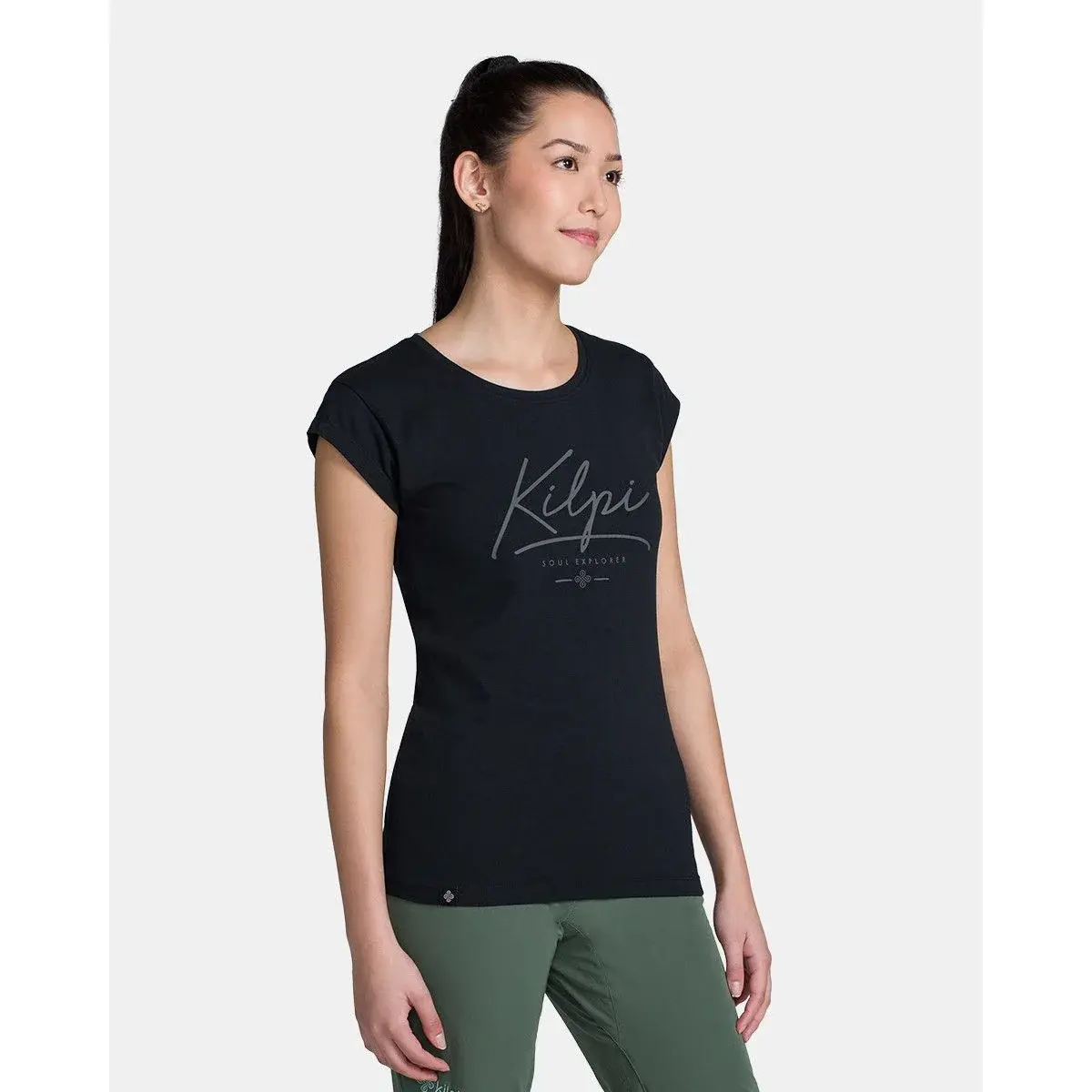 Kilpi Damen-Baumwoll-T-Shirt Kilpi Los-W schwarz