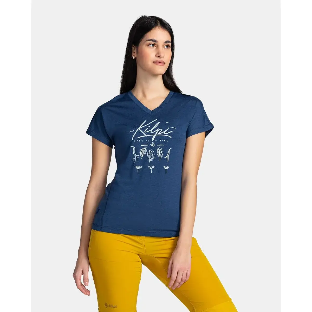 Kilpi Damen-Merino-T-Shirt Kilpi Merin-W dunkelblau