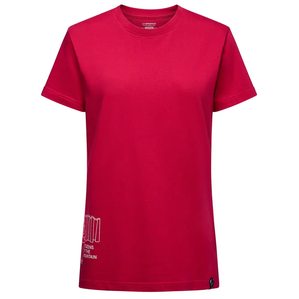 Damen-T-Shirt La Sportiva CITIZEN OF THE MOUNTAIN azalea/chalk