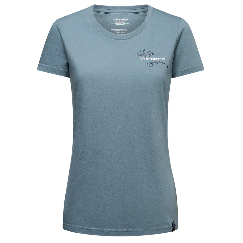 Damen-T-Shirt La Sportiva CLIMB FLOWER limestone/night sky