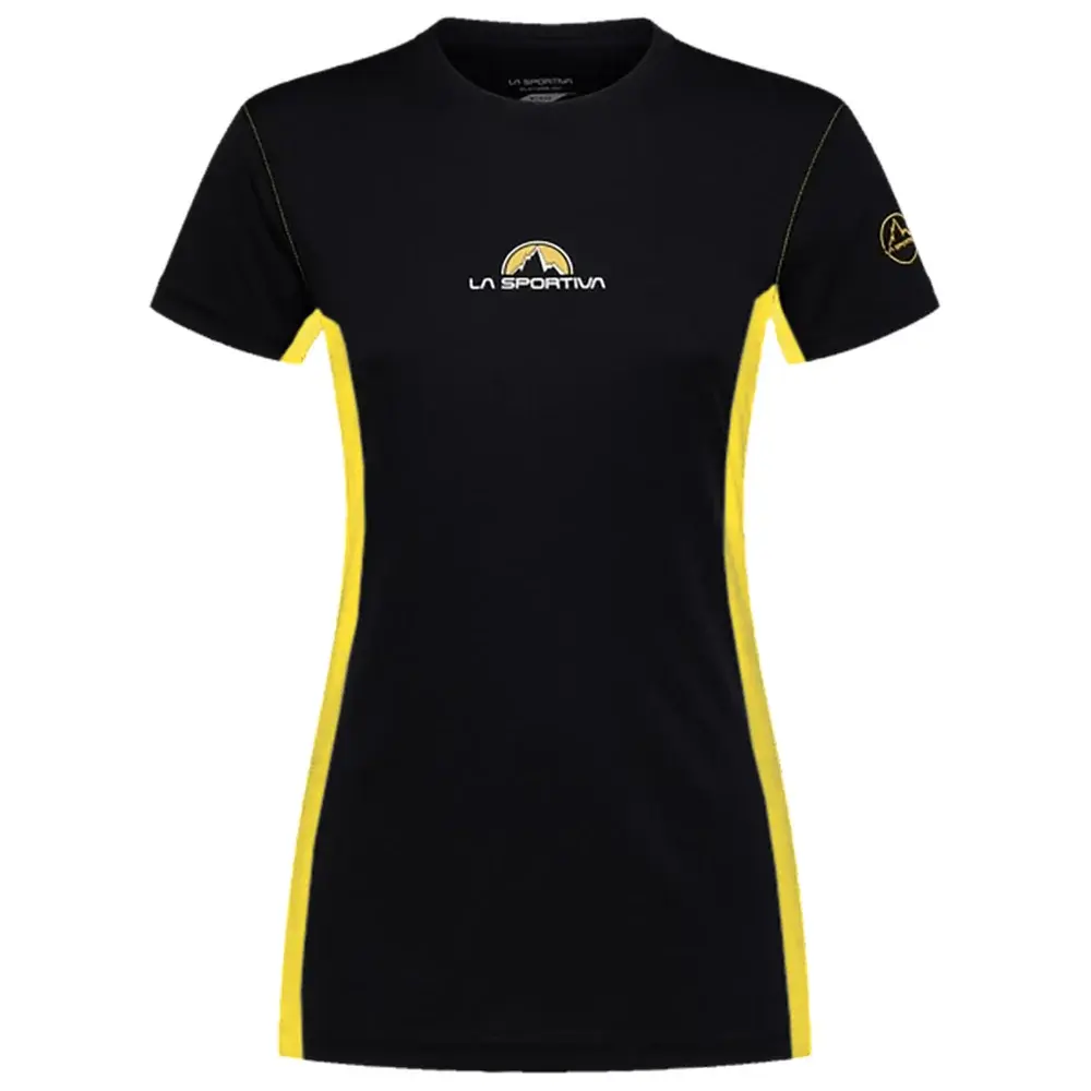 Damen-T-Shirt La Sportiva PROMO TEE black/yellow