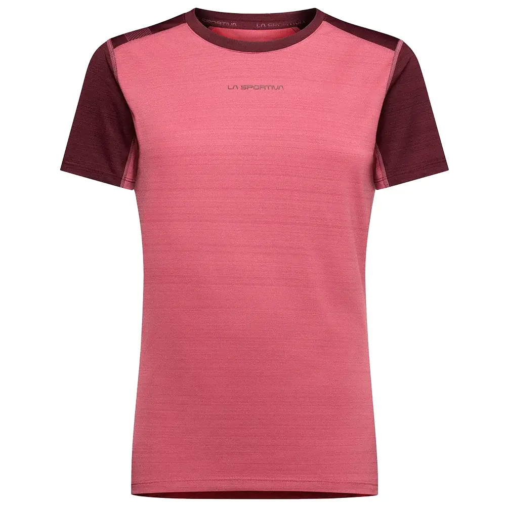 Damen-T-Shirt La Sportiva Sunfire Women rosebay/redwood