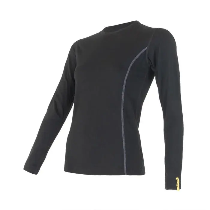 Sensor Damen-Funktions-Langarmshirt Sensor Merino Active schwarz