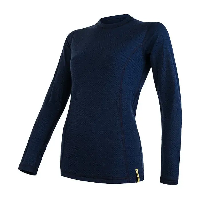 Sensor Damen-Funktions-Langarmshirt Sensor Merino DF deep blue