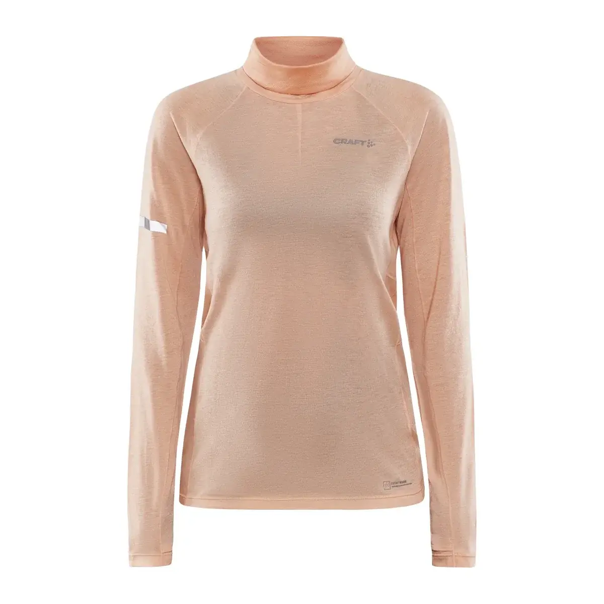 Craft Damen-T-Shirt Craft ADV SubZ Wool LS rosa