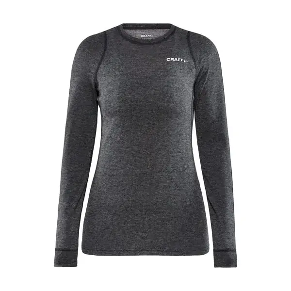 Craft Damen-Funktionsshirt Craft Core W Wool Merino LS schwarz