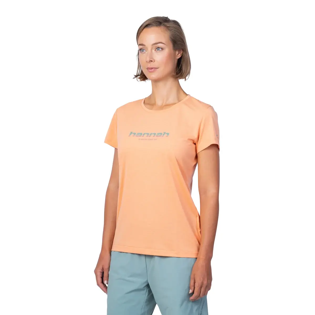 Hannah Damen-T-Shirt Hannah Cordy apricot wash