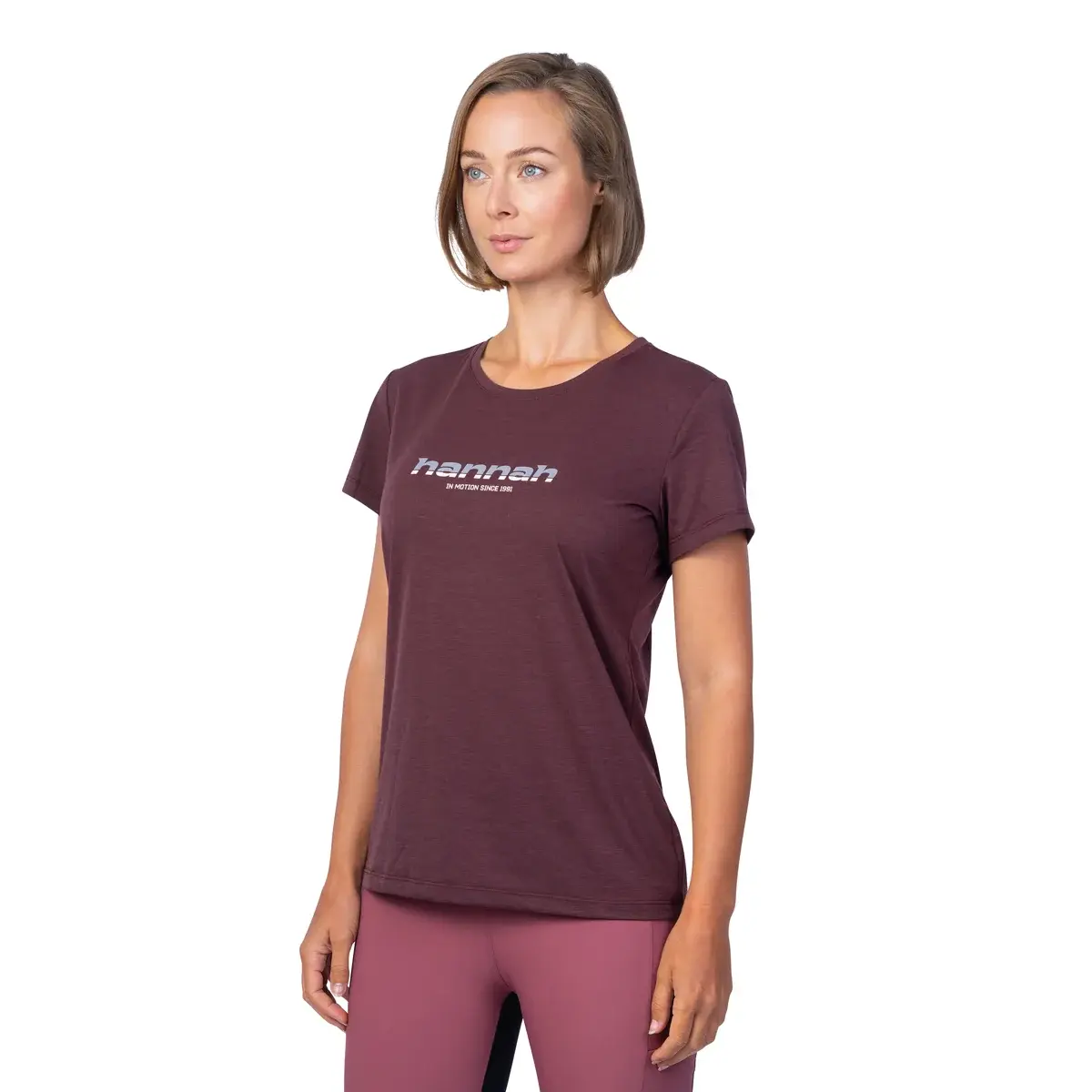 Hannah Damen-T-Shirt Hannah Cordy red mahogany