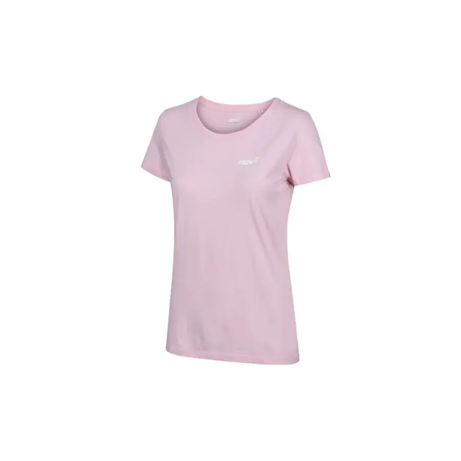 Damen-Freizeit-T-Shirt Inov8 Cotton Tee "Forged" W rosa