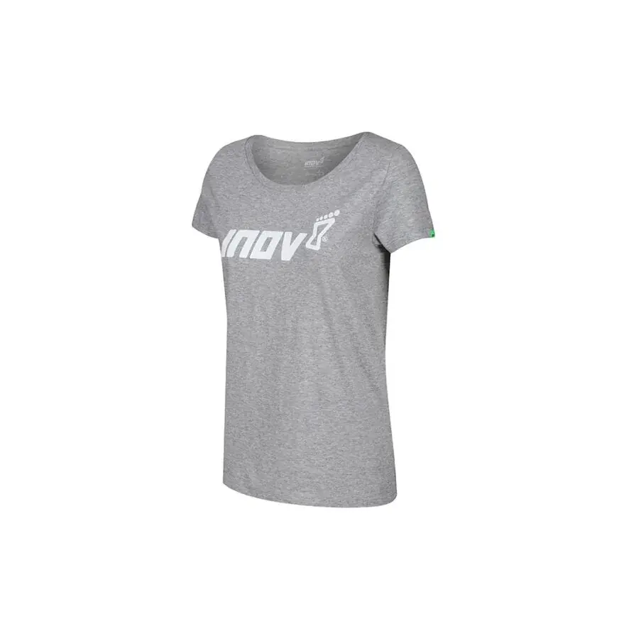 Damen-Freizeit-T-Shirt Inov8 Cotton Tee "Forged" W grau