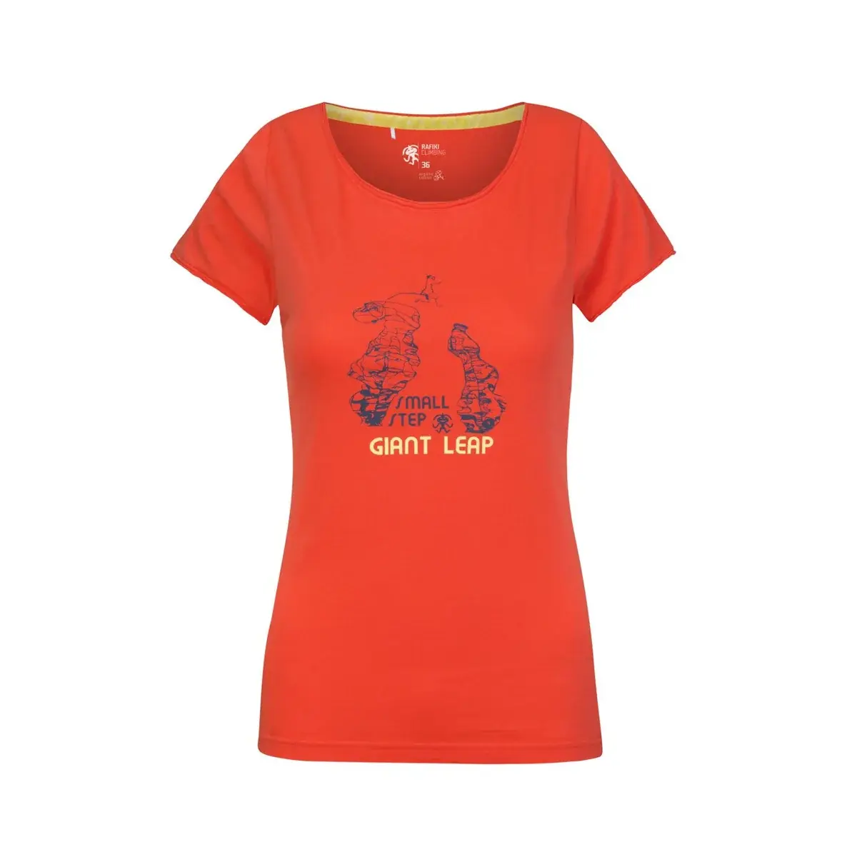 Damen-T-Shirt Rafiki Jay hot coral