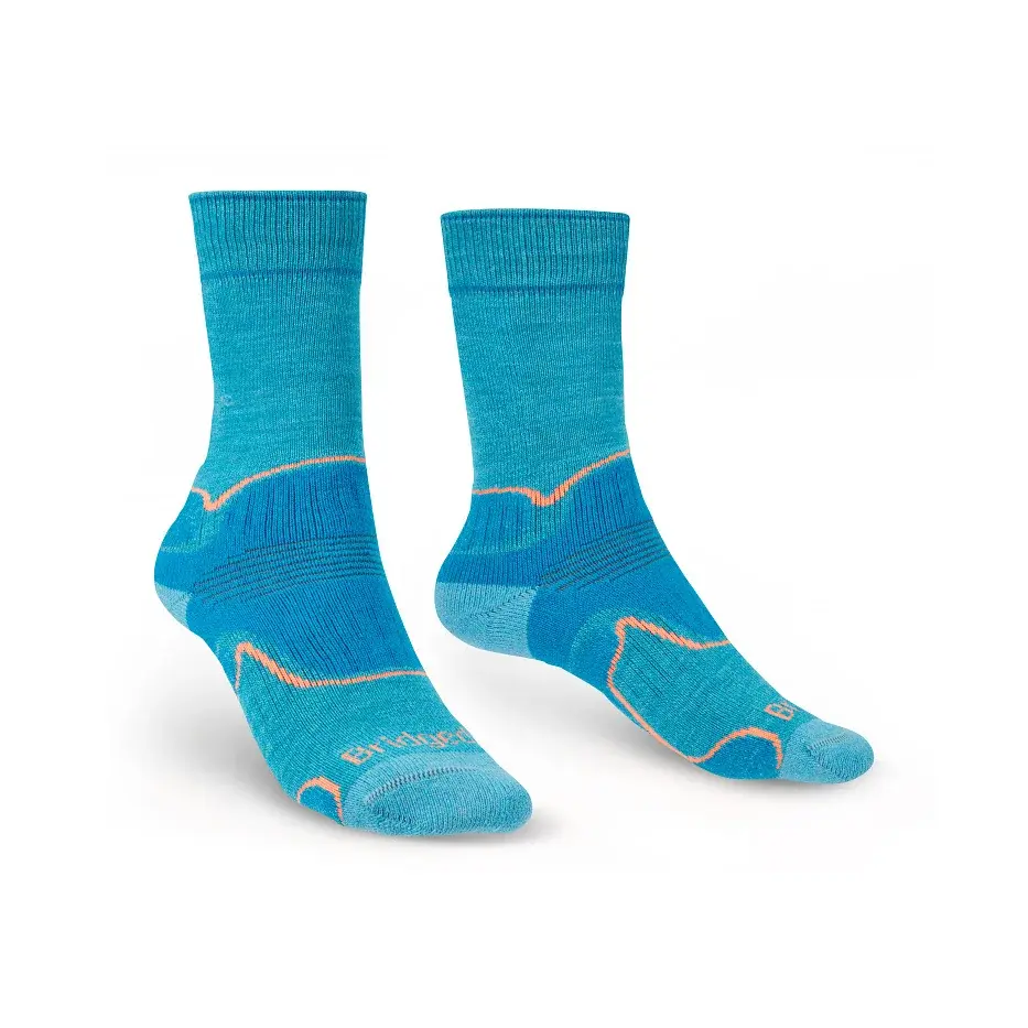 Damen-Wandersocken Bridgedale Hike MW MP Women's turquoise
