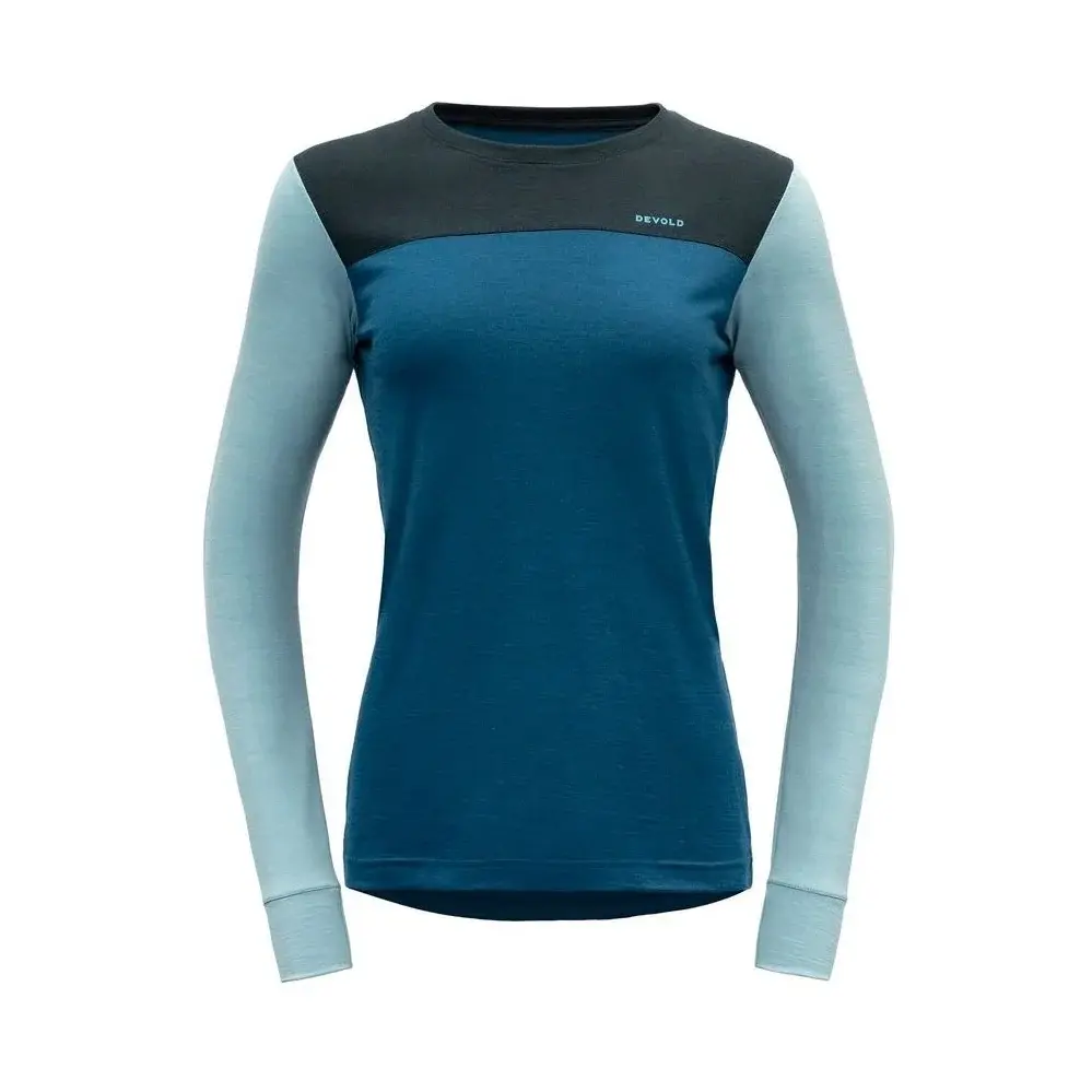 Damen-Wollshirt Devold merino 200 WMN flood/ink
