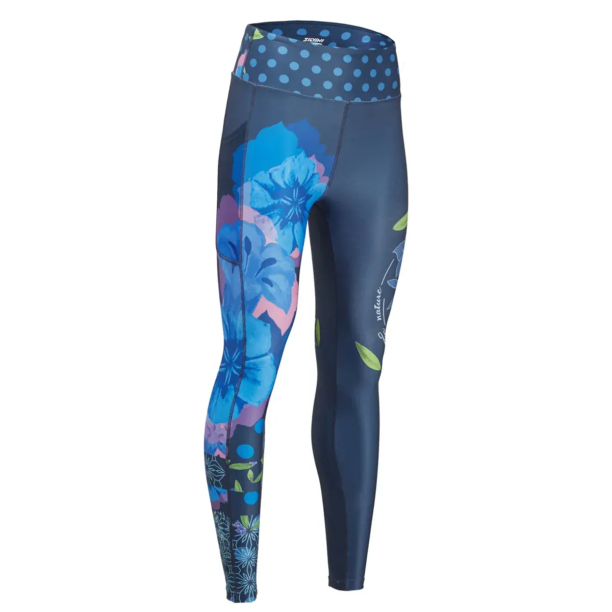 Silvini Gefütterte Damen-Leggings Silvini Veniana navy-blue