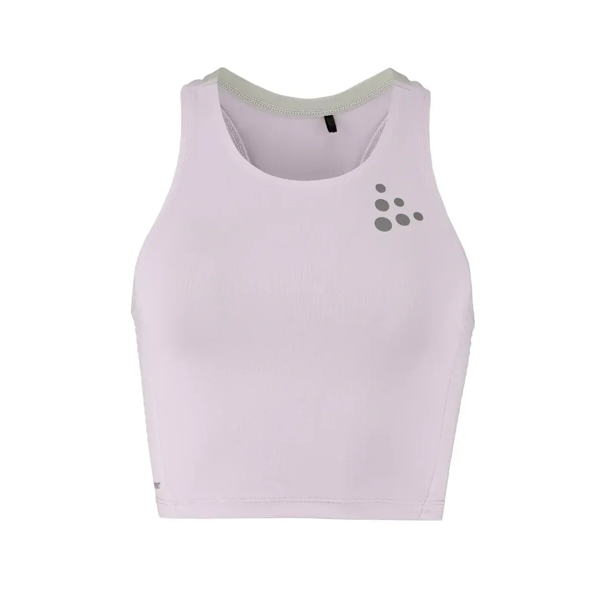Dámský běžecký top Craft PRO Hypervent Cropped Top 2 růžová