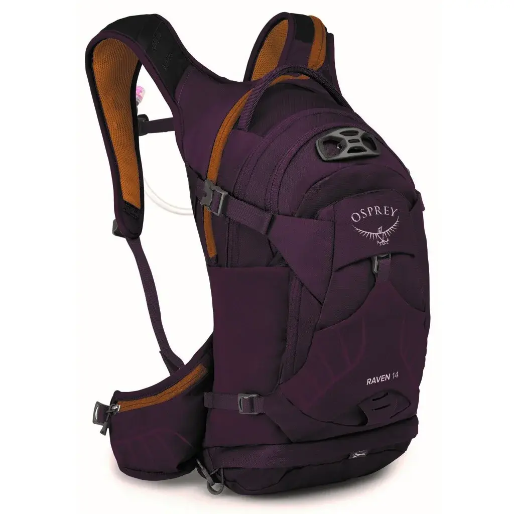 Dámský cyklistický batoh Osprey Raven 14L Aprium purple