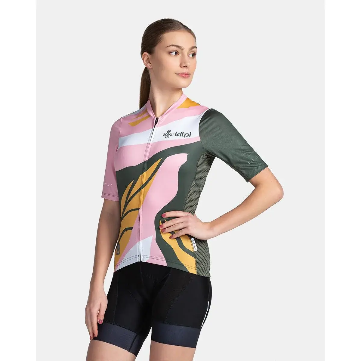 Damen-Radtrikot Kilpi Ritael-W dunkelgrün