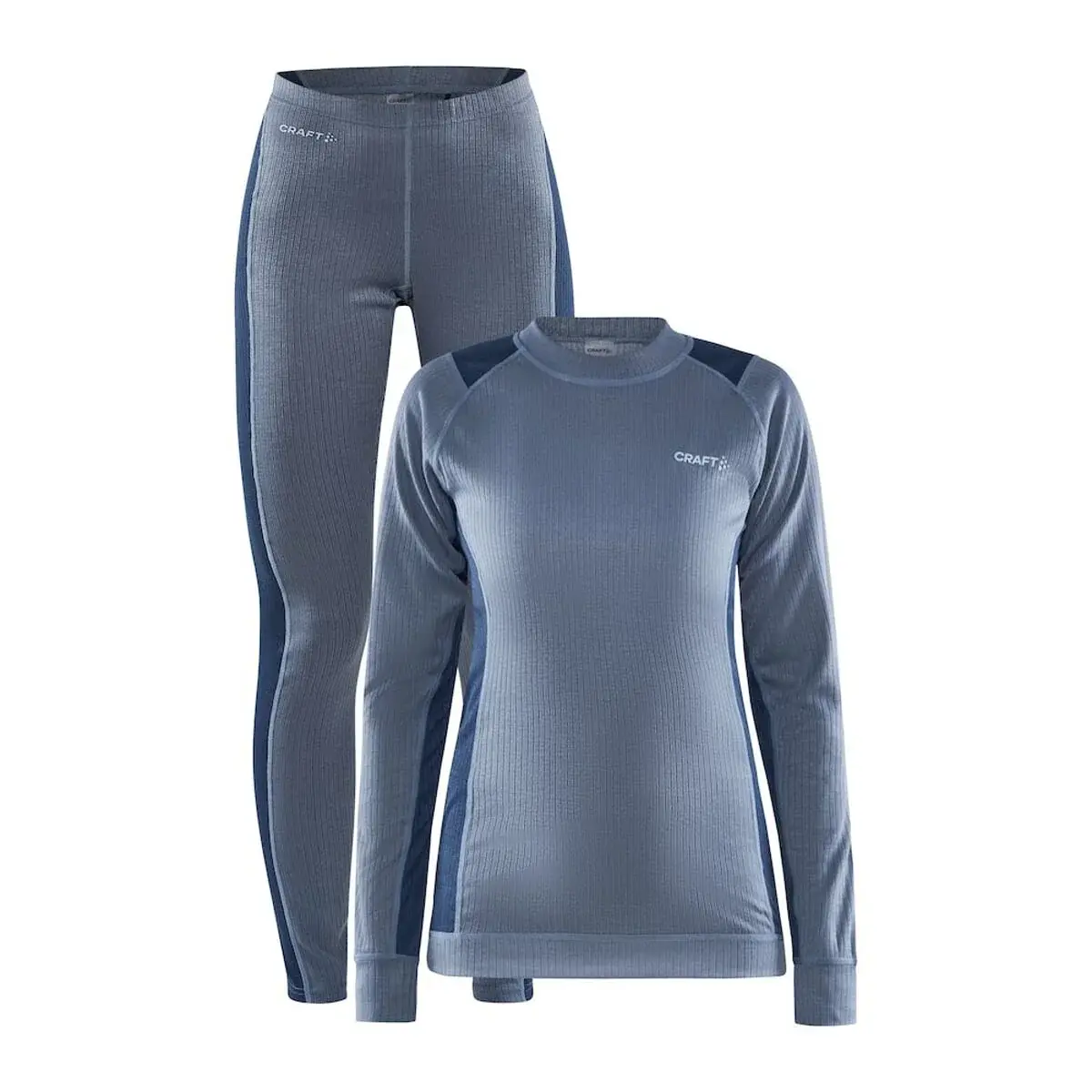 Dámský dvoudílný set funkčního prádla Craft Core Dry Baselayer - triko, spodky Tmavě modrá