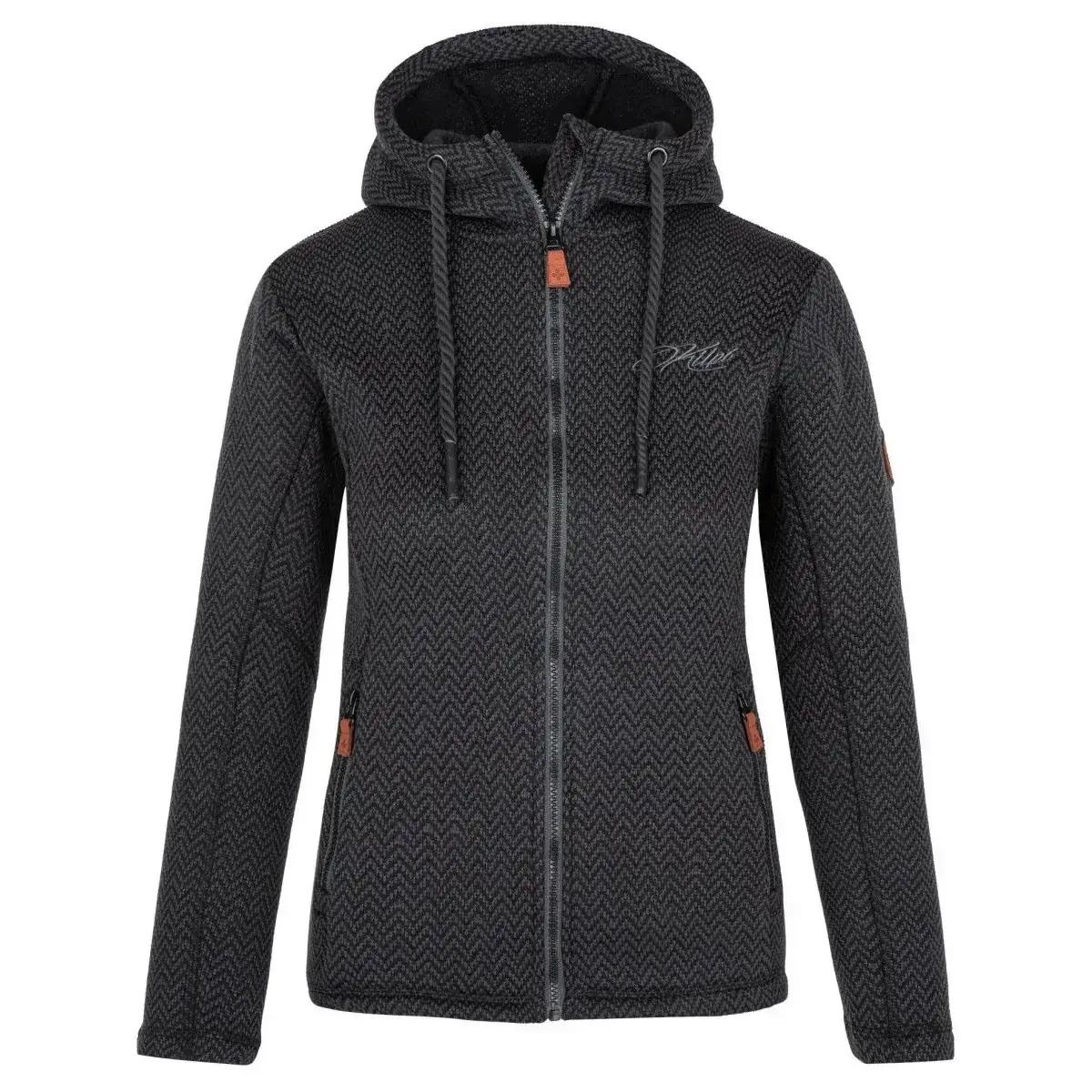 Damen-Fleecepullover Kilpi IRINA-W schwarz