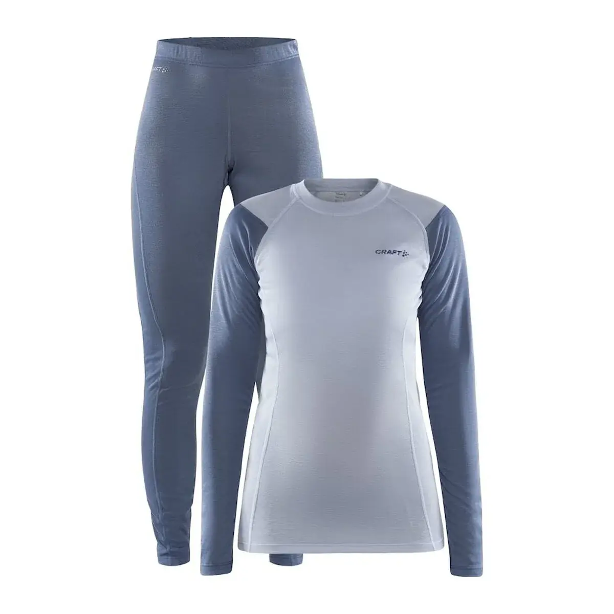 Dámský funkční set Craft Core Warm Baselayer Světle modrá s tmavou