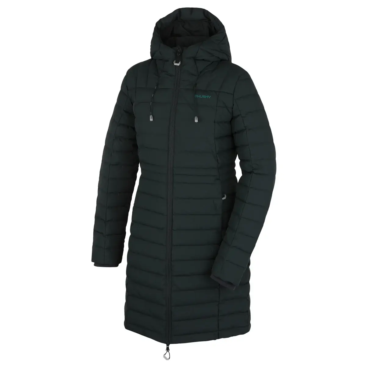 Dámský prošíváný kabát Husky Daili L dark green
