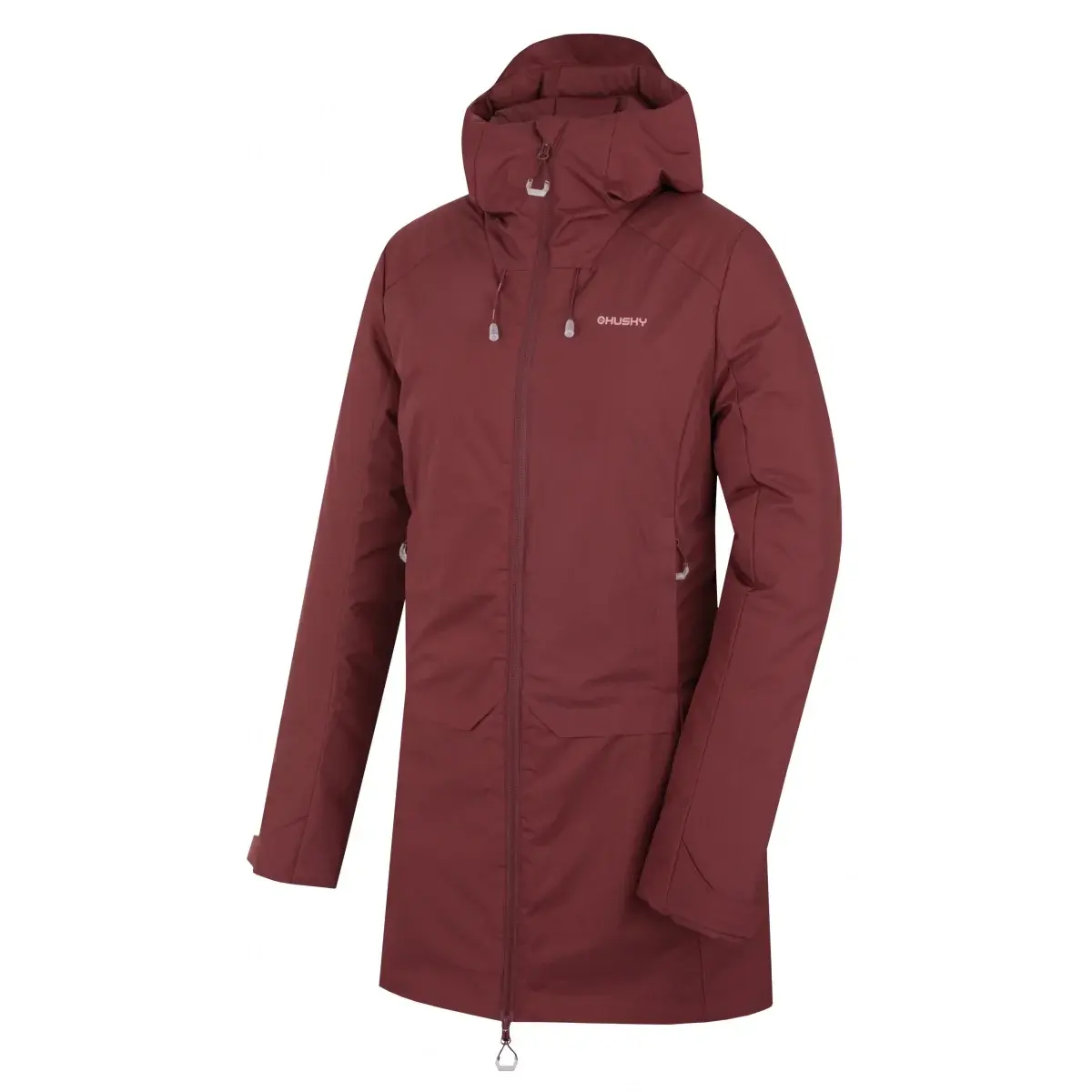 Damen-Hardshellmantel Husky Naveli L dark bordeaux