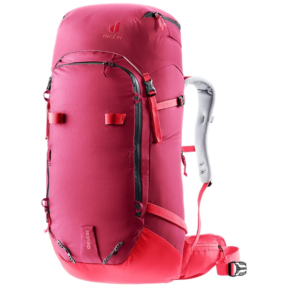 Dámský skialpový batoh Deuter Freescape Pro 38+ SL ruby-hibiscus