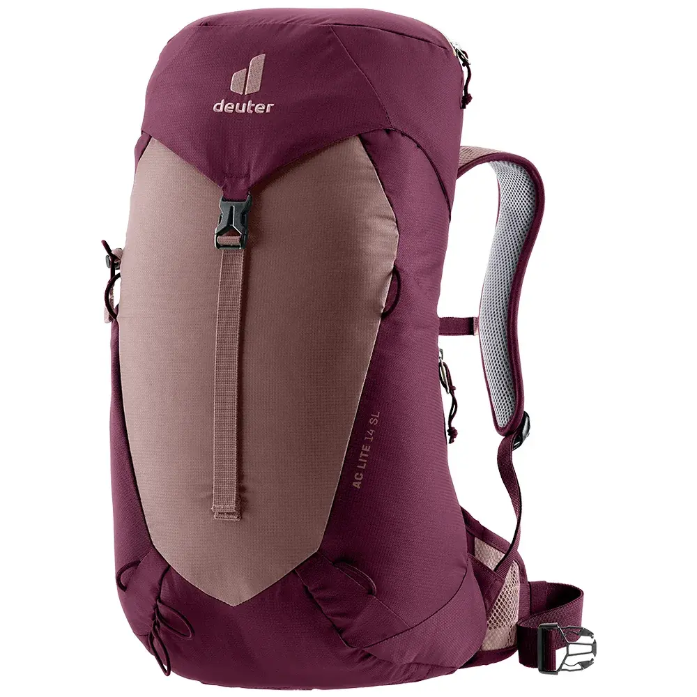 Damen-Wanderrucksack Deuter AC Lite 14 SL ashrose-cassis