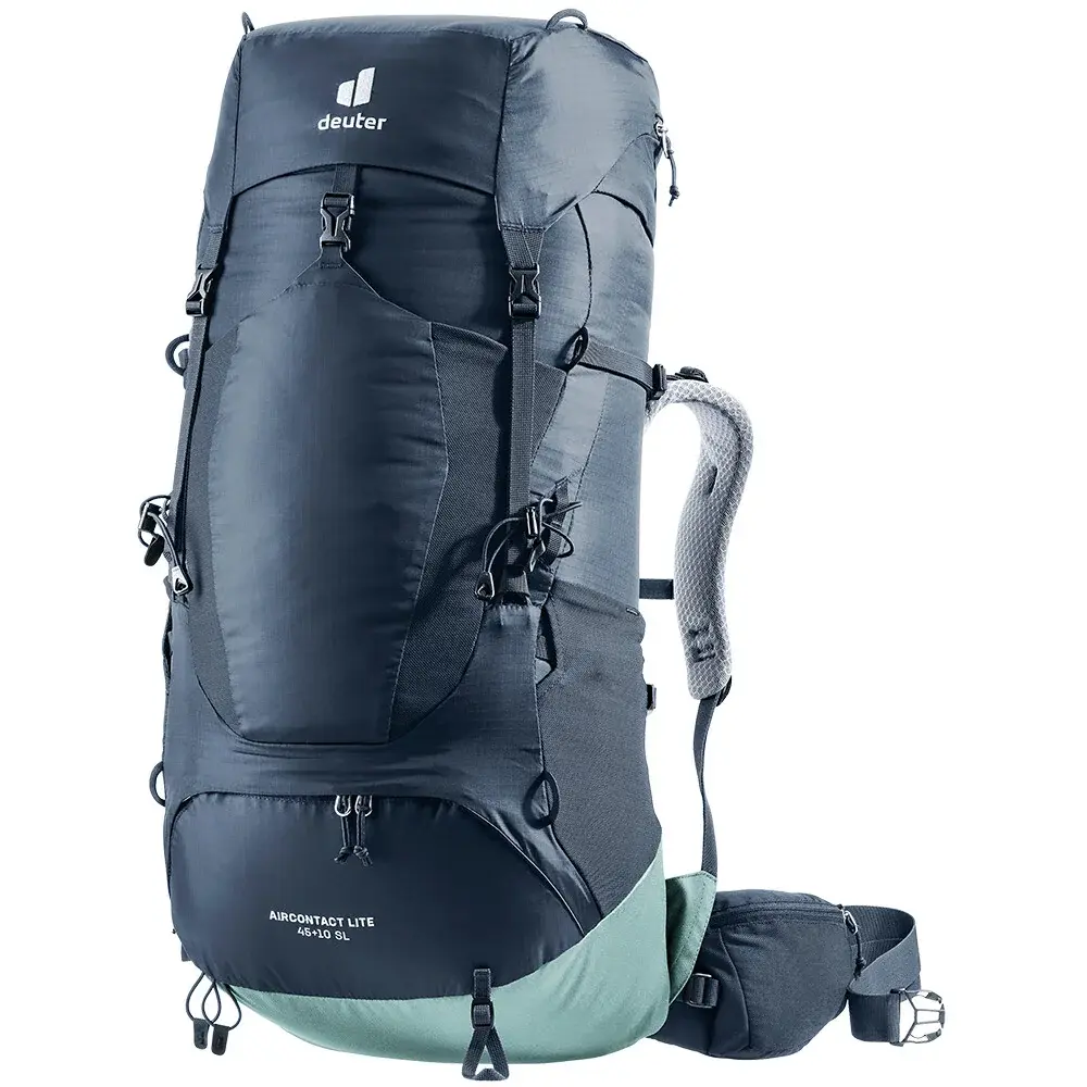 Dámský turistický batoh Deuter Aircontact Lite 45+10L Ink/jade Small