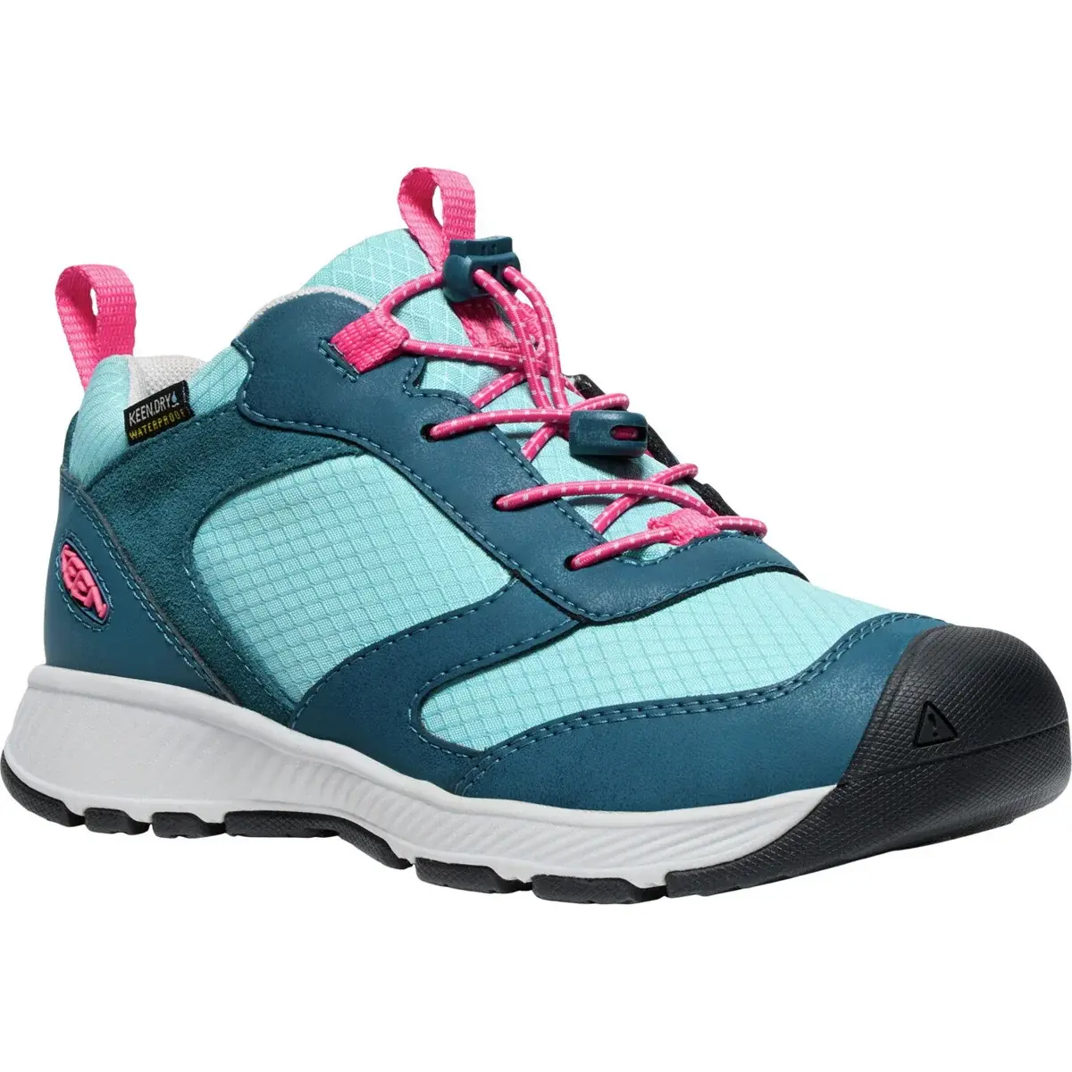 KEEN Kinder-Regenstiefel KEEN Skua WP Youth reef waters/rouge red