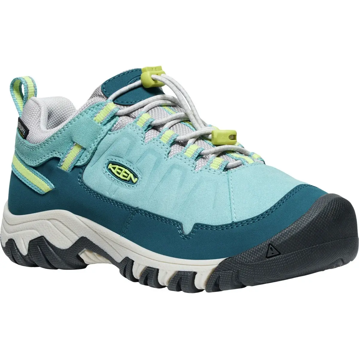 Dětská nepromokavá bota KEEN Targhee IV Low WP Youth reef waters/daiquiri green